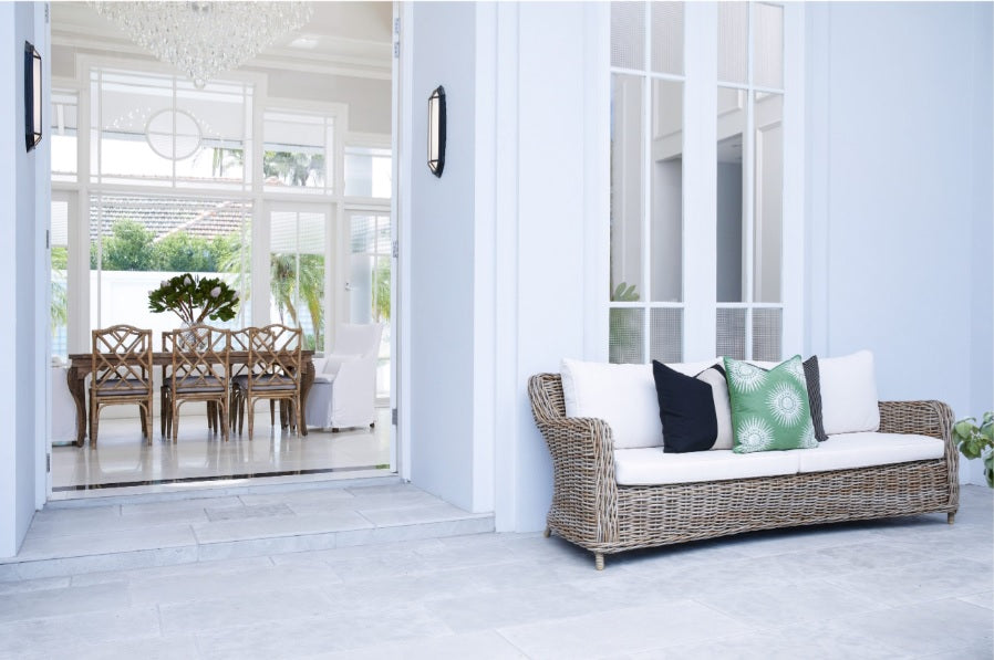 Harrison 2.5 Seater Sofa- Grey | Hamptons Style Outdoor Furniture