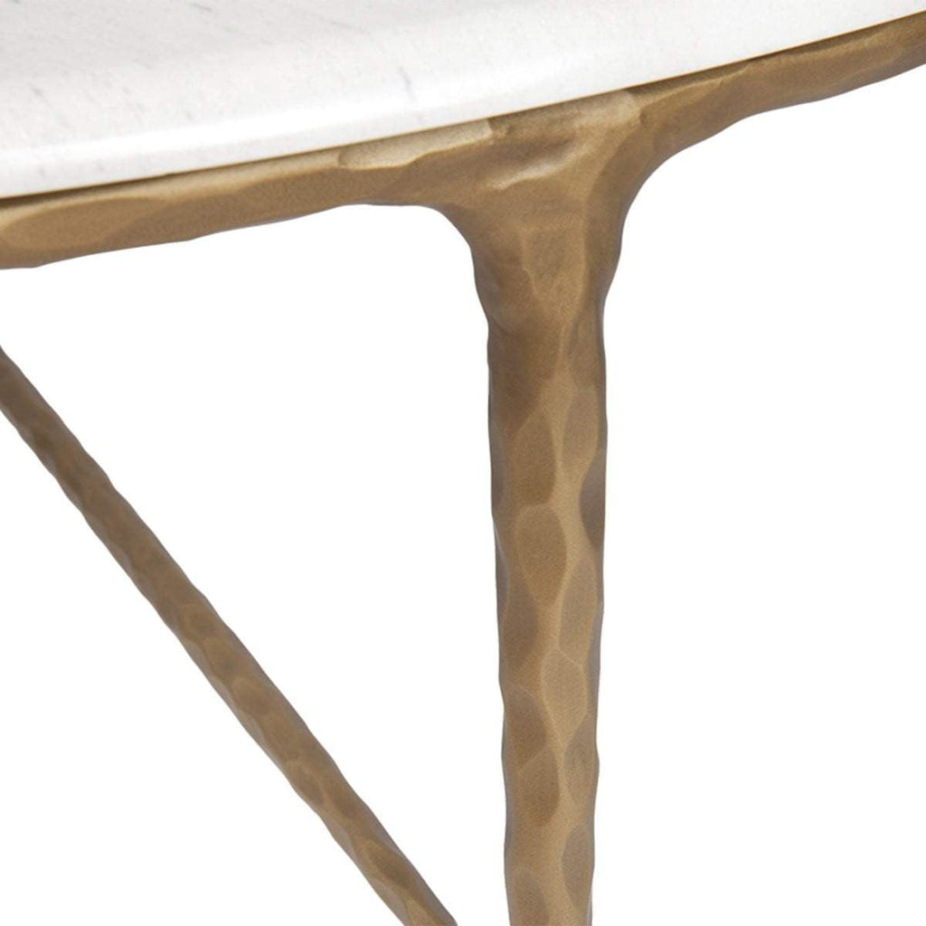 Heston Marble Coffee Table - Brass | Modern Furniture