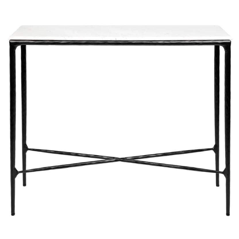 Heston Small Marble Console Table | Small Marble Hallway Table