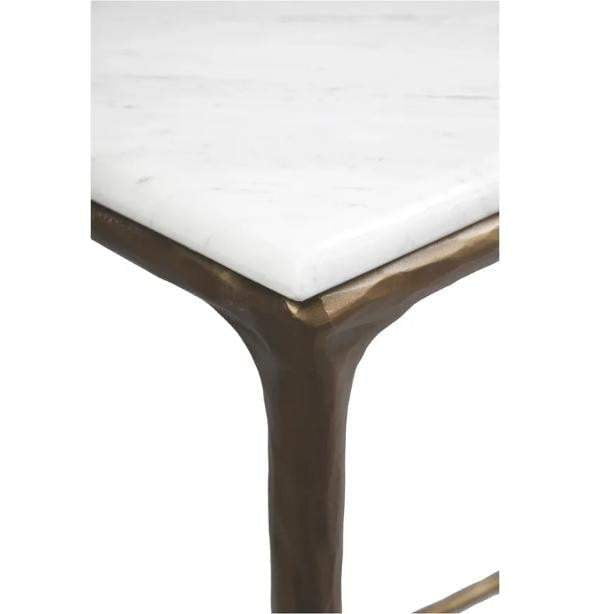 Heston Marble Console Table - Front | Marble Hallway Table