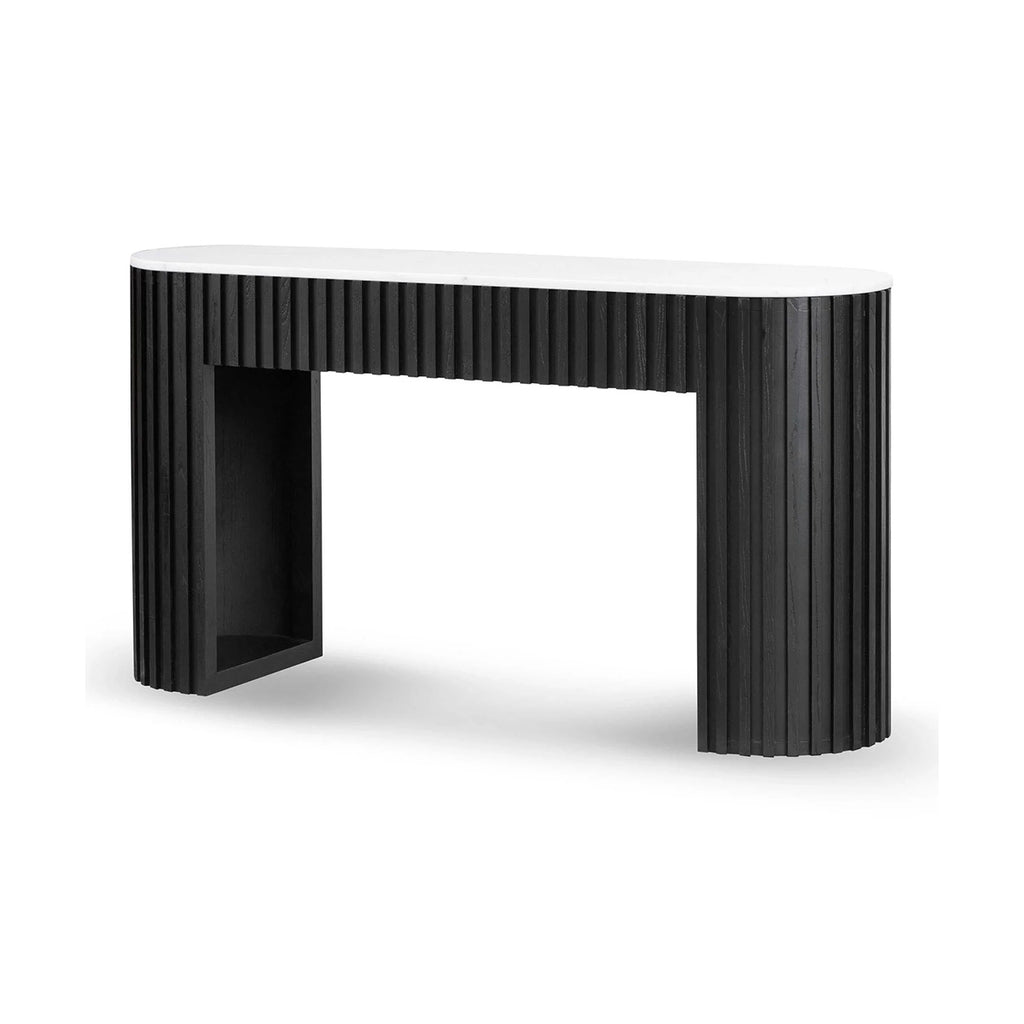 Hunter Marble Console Table - Black