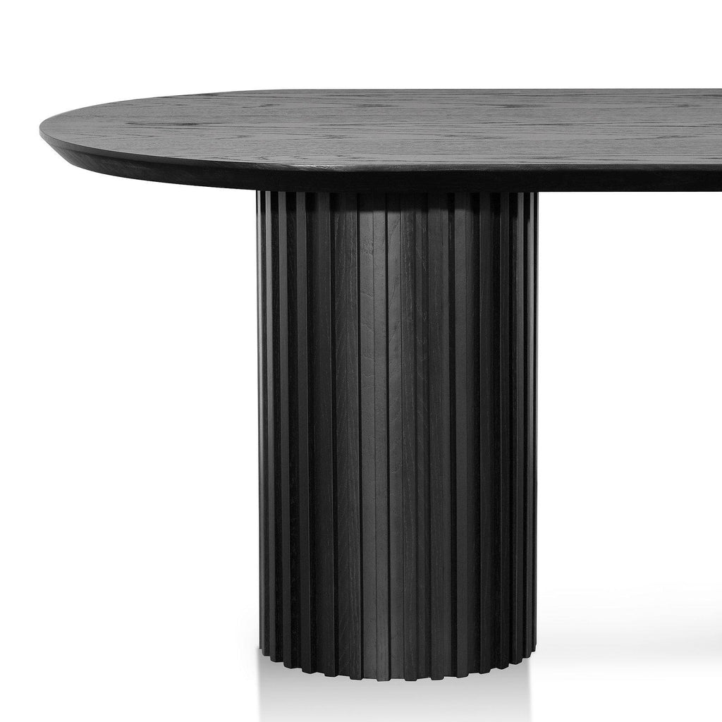 Hunter Black Dining Table - 2.2m