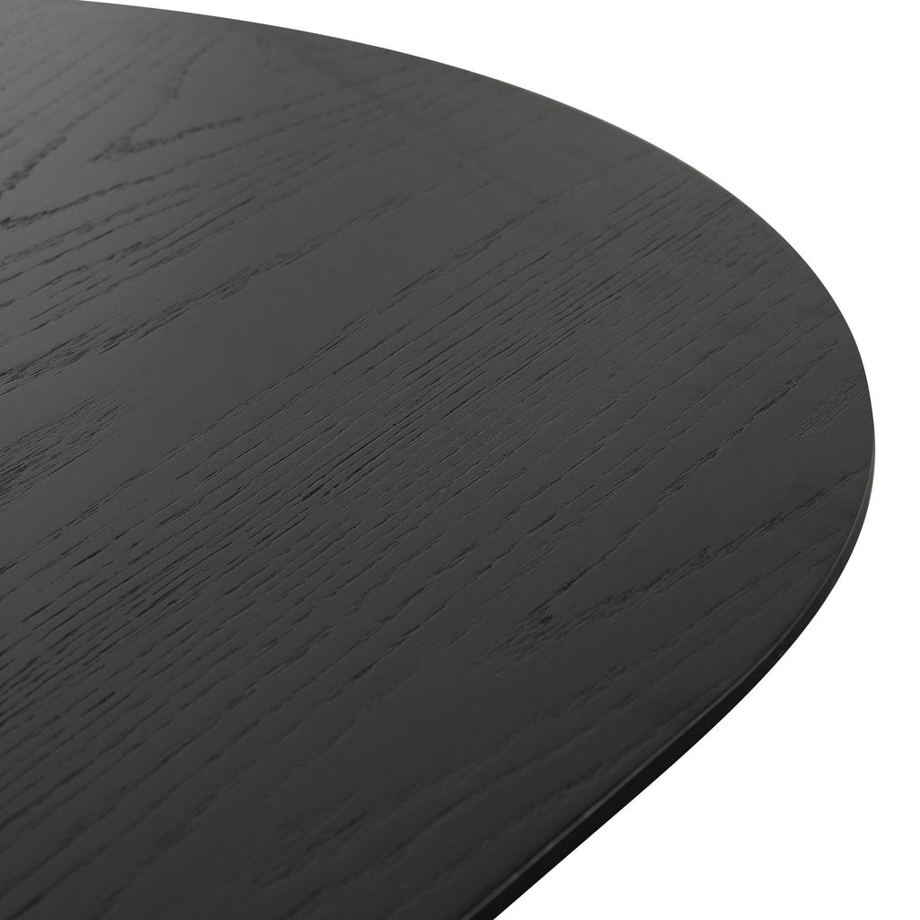 Hunter Black Oval Dining Table - 2.8m