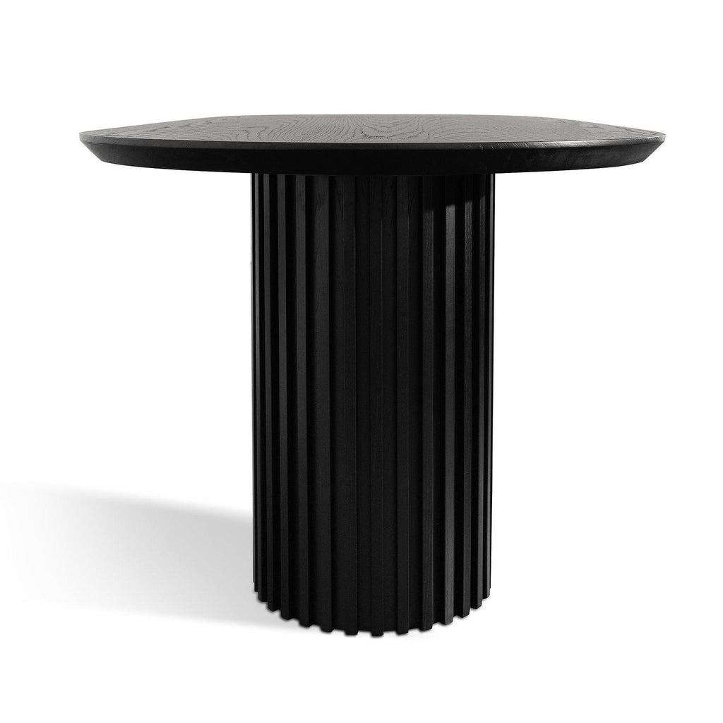 Alexa Black Round Dining Table