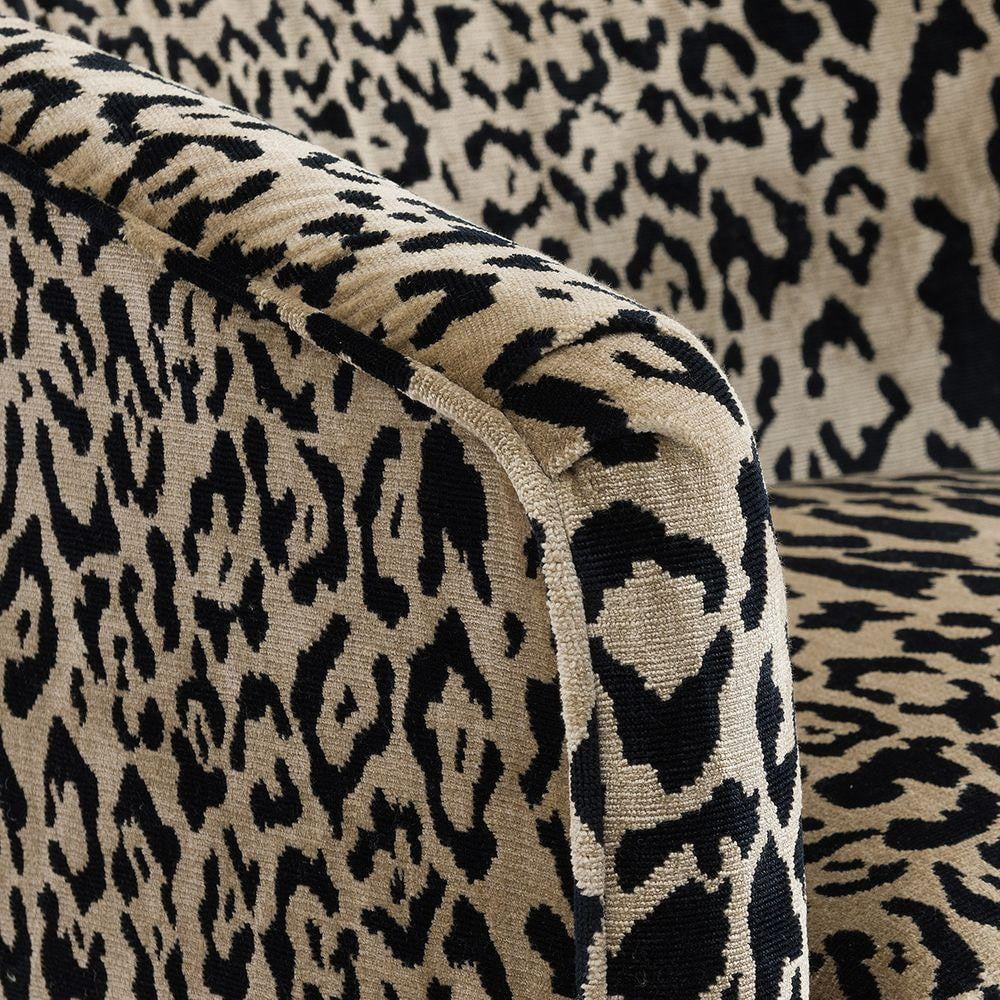 Koko Accent Chair - Leopard Chenille