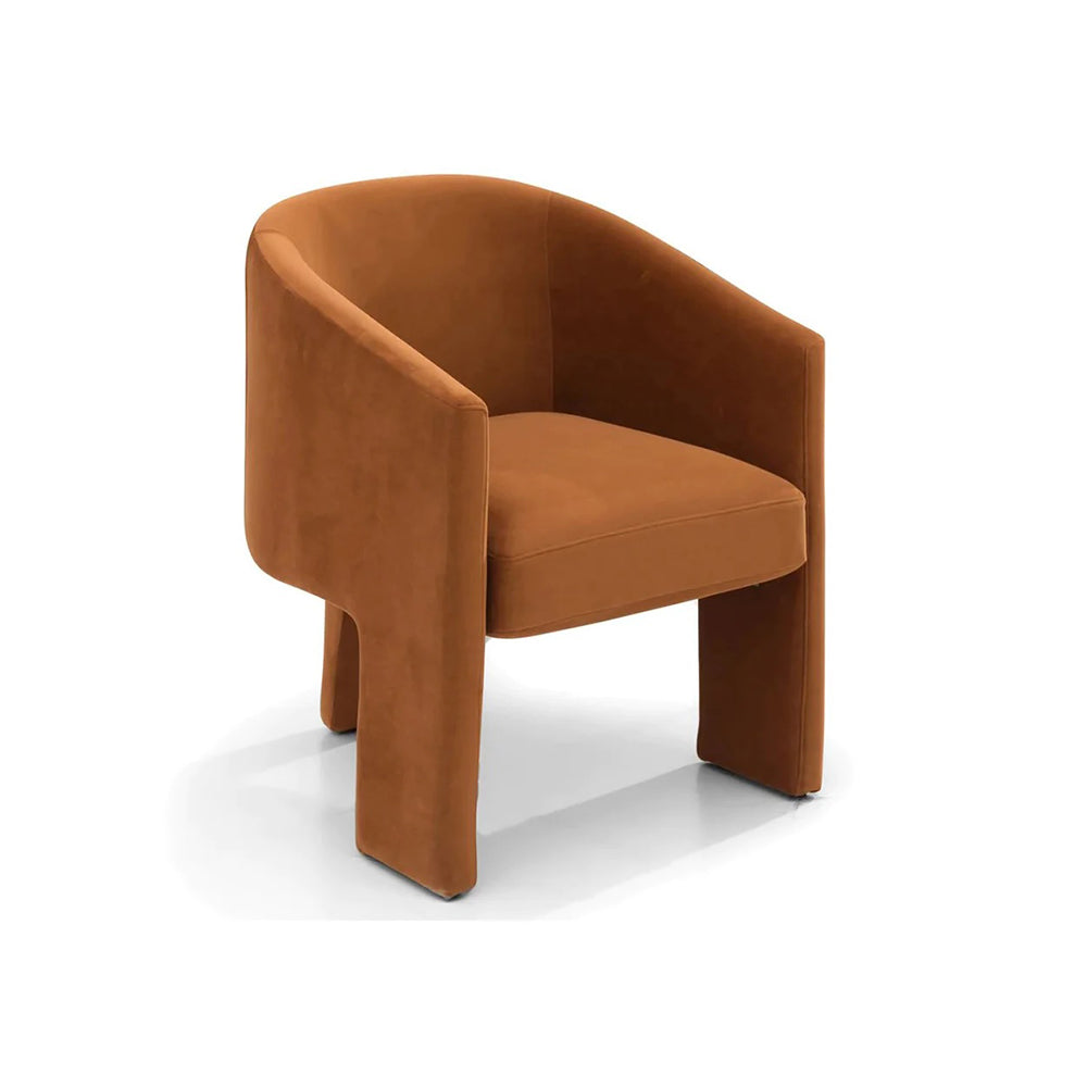 Koko Dining Chair - Carmel Velvet | Modern Furniture