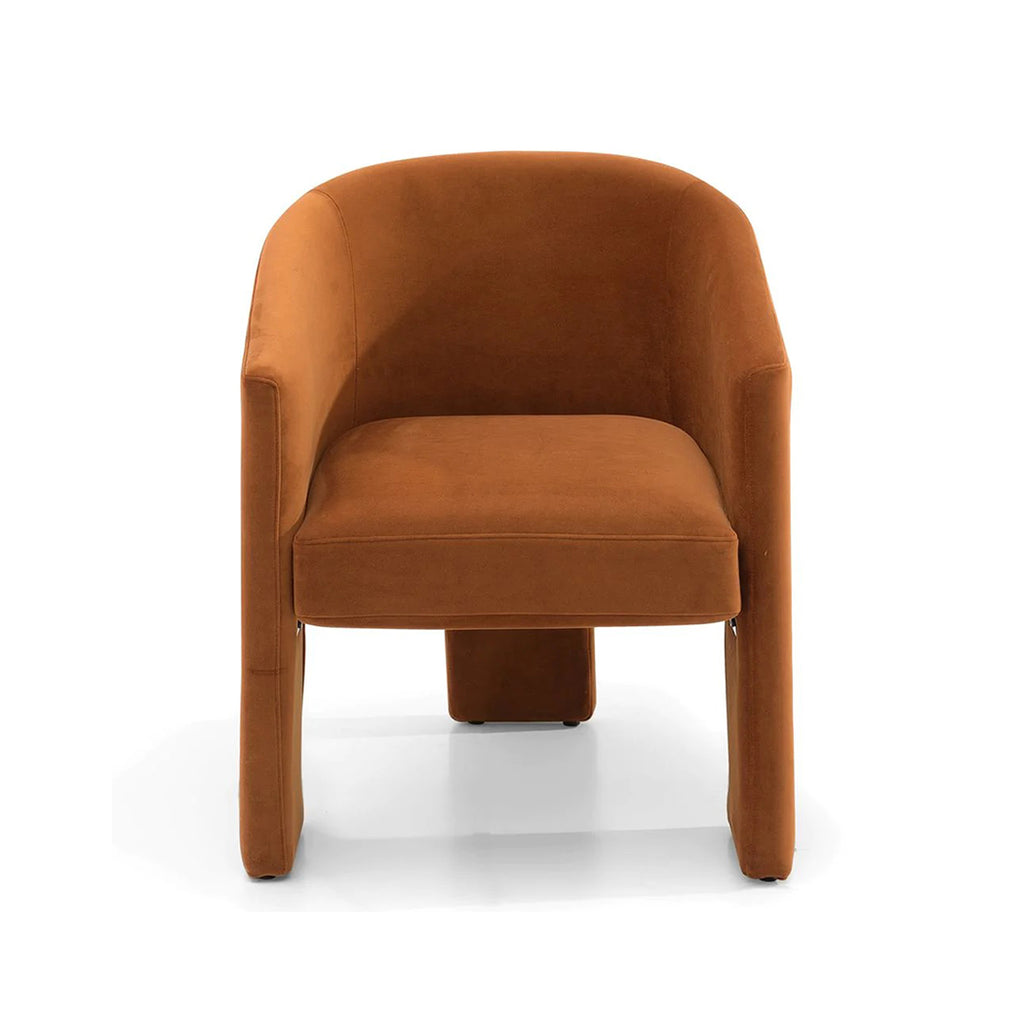 Koko Dining Chair - Carmel Velvet | Modern Furniture