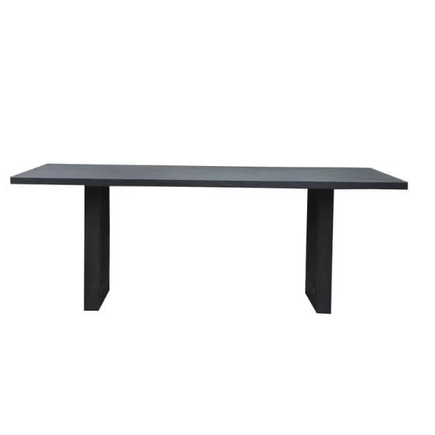 Attic Black Round Dining Table | Marble Dining Table 150 cm