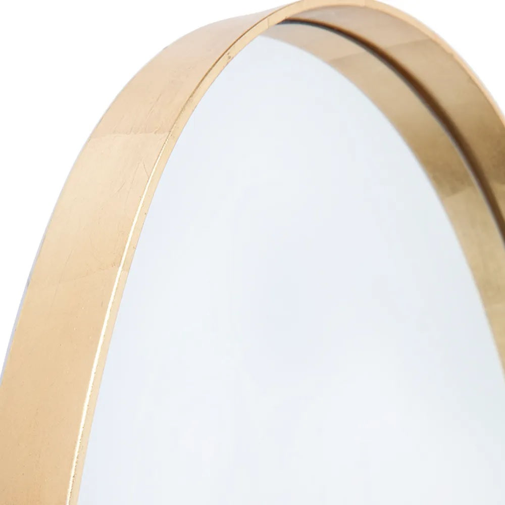 Lucille Gold Oval Wall Mirror zoom