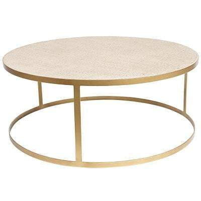 Manhattan Gold Coffee Table Set - Rattan | Glass Top Coffee Table 