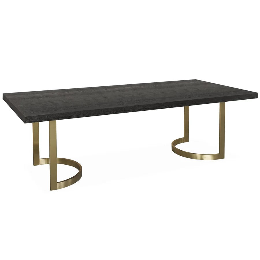 Marlowe Black & Gold Dining Table