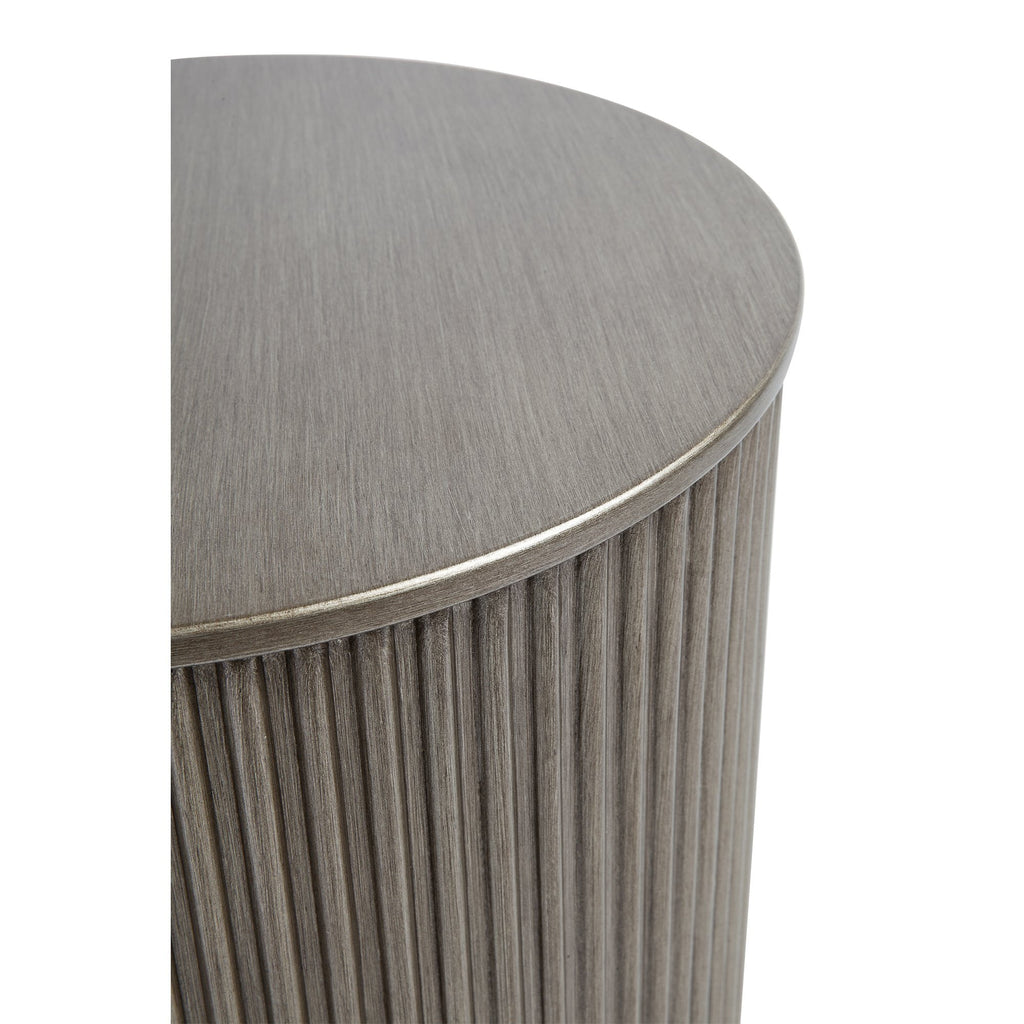 Monaco gold side table - round