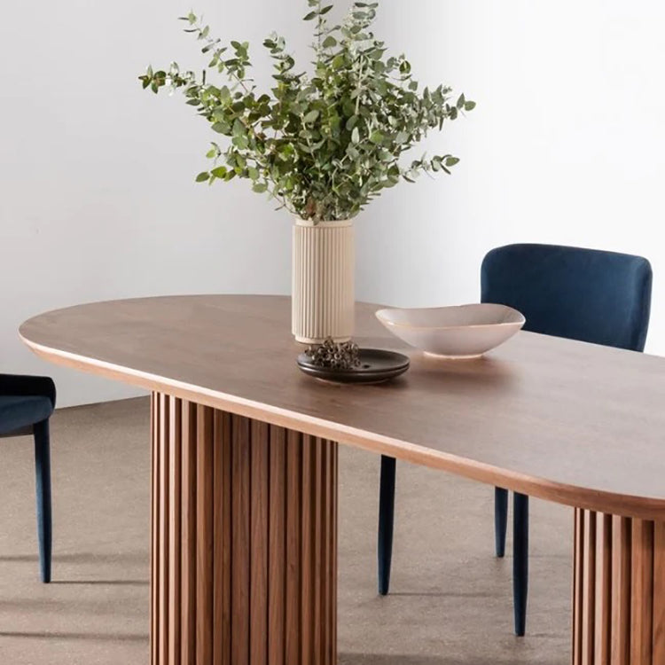 Pearson Designer Dining Table 2.2m - Walnut