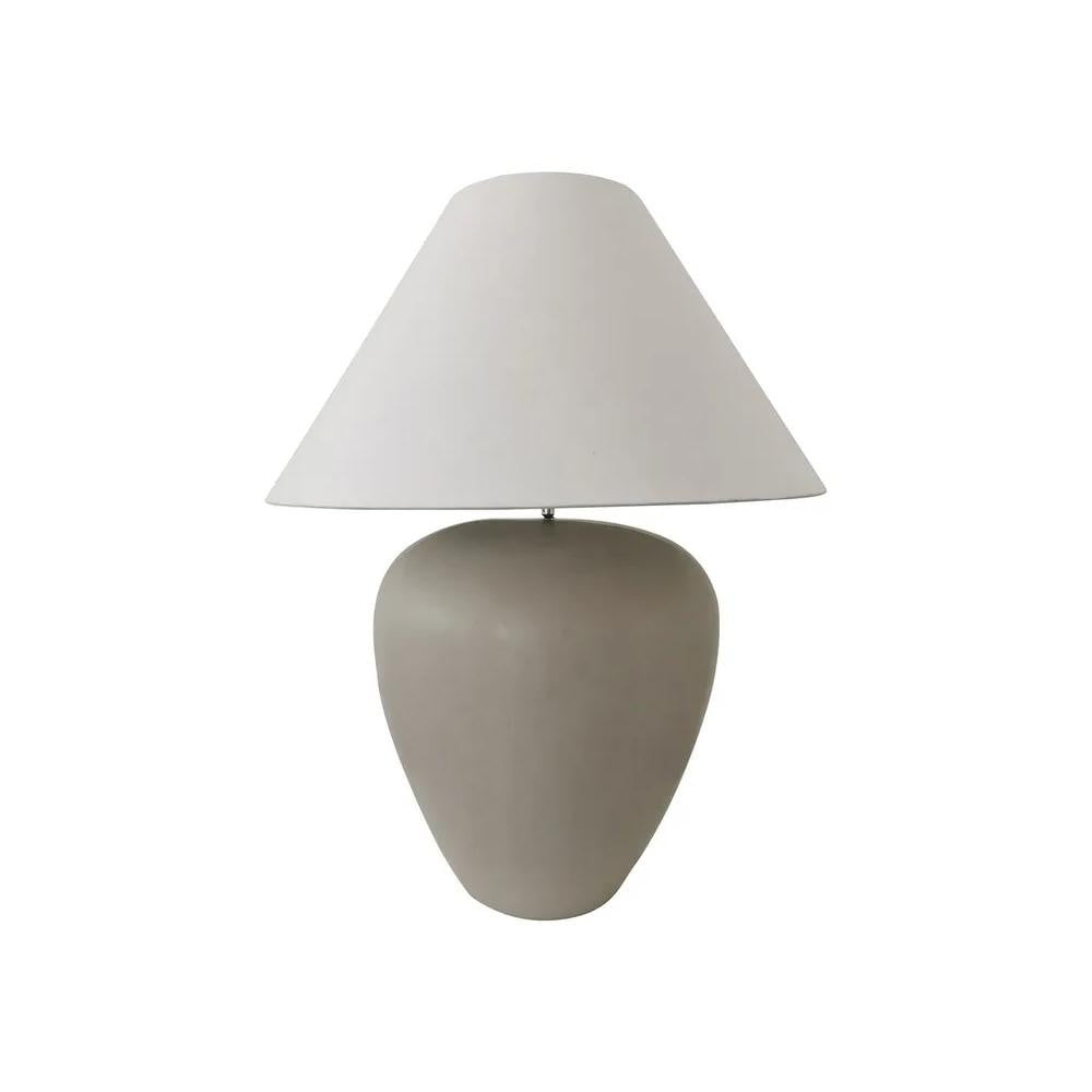 Picasso Table Lamp - Natural with White Shade