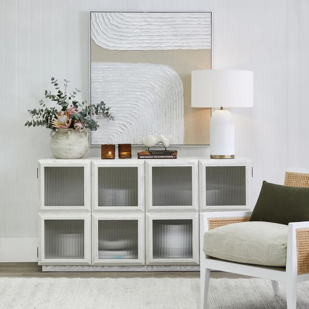 Southport White Oak Buffet | Living Room Furniture