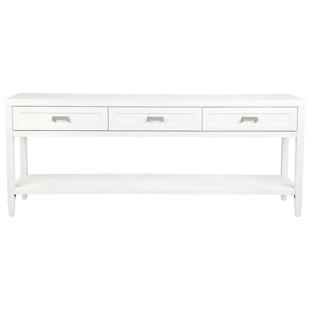 Sorrento Long Console Table White | Hamptons Console Table