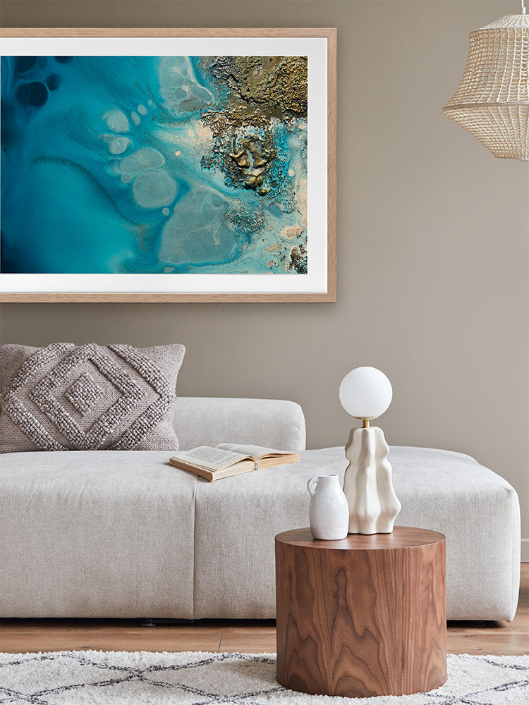 Strong Current Abstract Wall Art Print