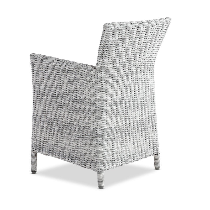 Sutton Outdoor Dining Chair - White Grey