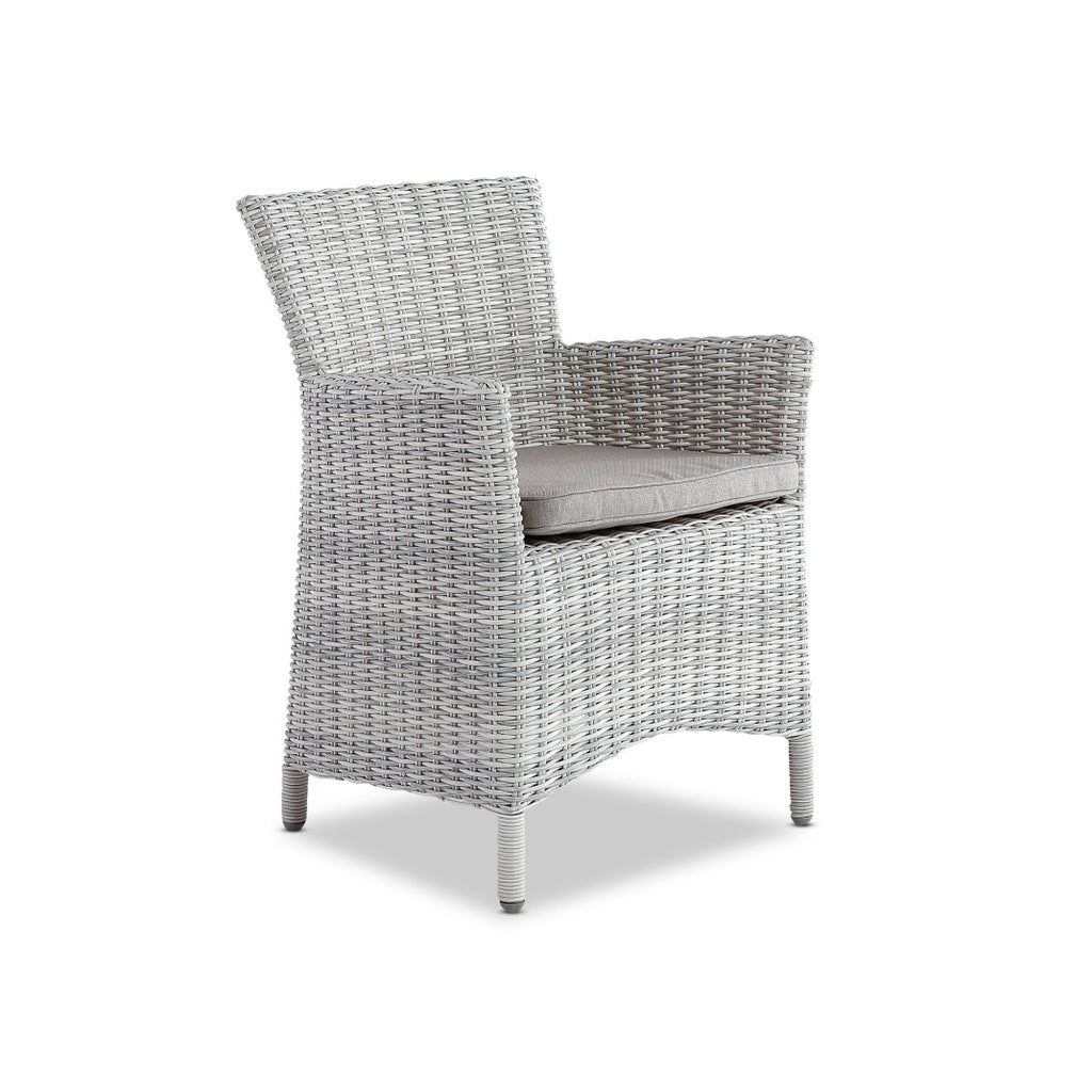 Sutton Outdoor Dining Chair - White Grey