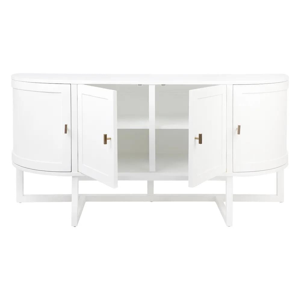 White curved buffet cabinet | Art Deco Furniture