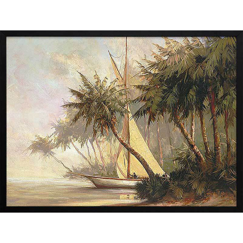 Bay of Palms Canvas Art Print