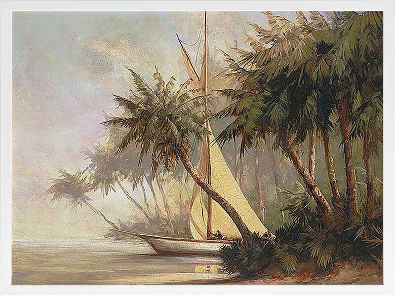 Bay of Palms Canvas Art Print